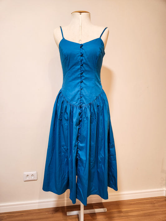 Vestido Santa Senhorita Midi Azul
