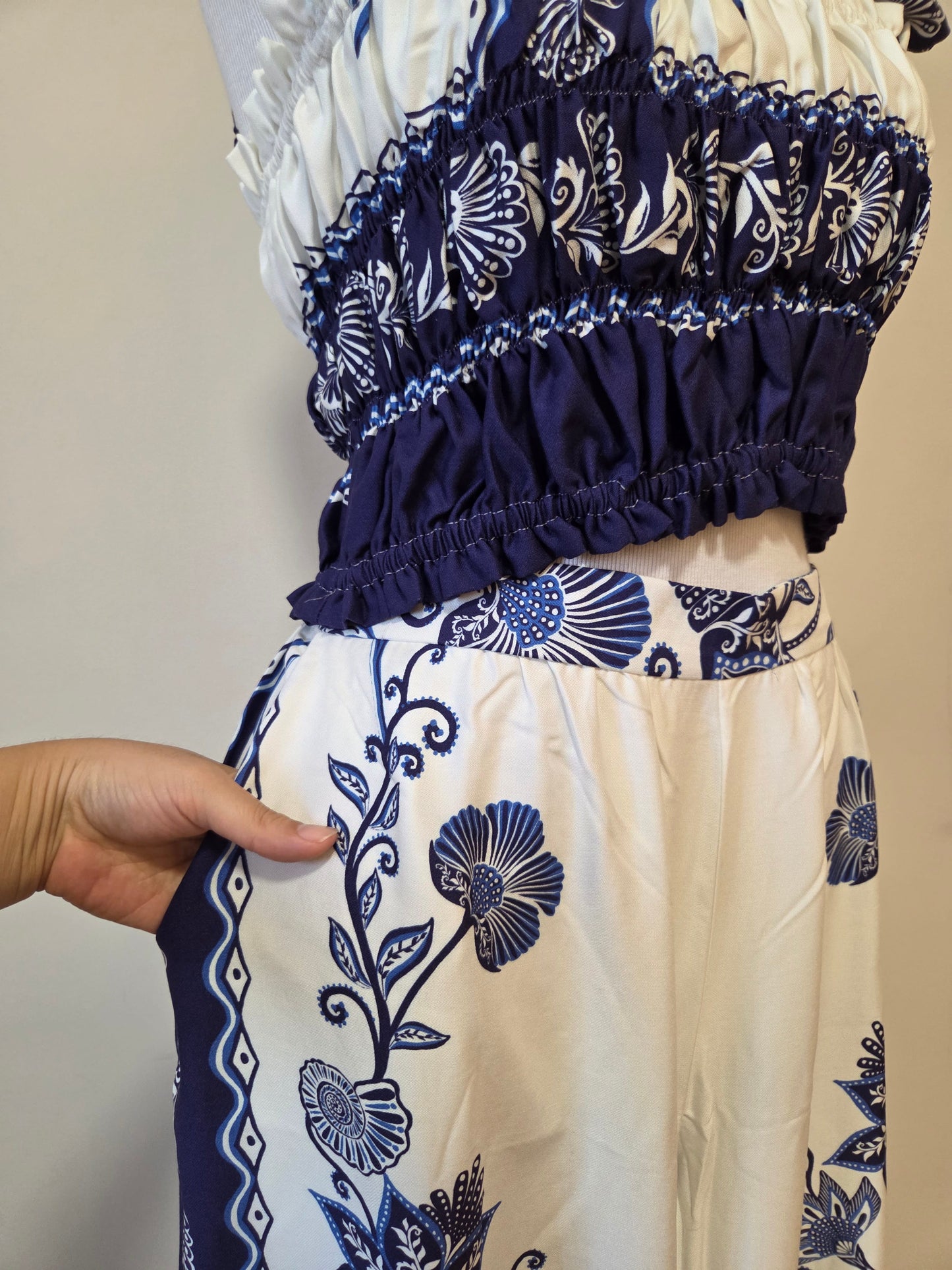 Conjunto Farm Blusinha e Calça Jardim das Conchas
