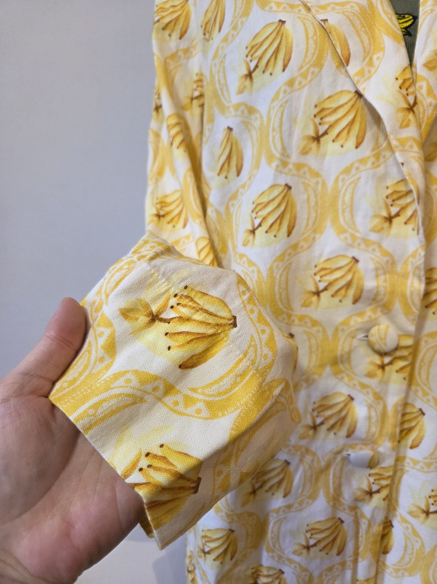 Blazer Farm Estampa Lembrança de Verão Bananas