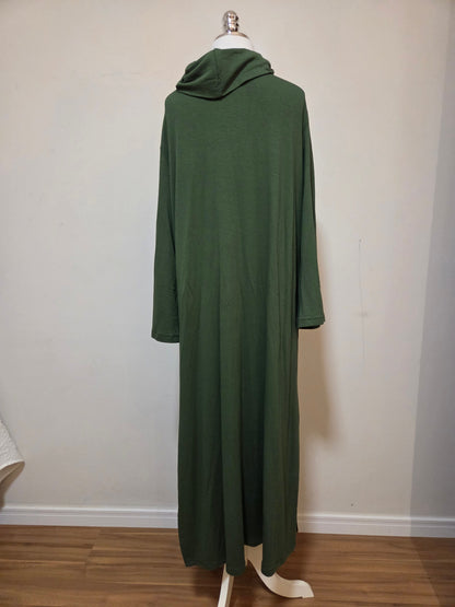 Vestido Friga Verde Musgo
