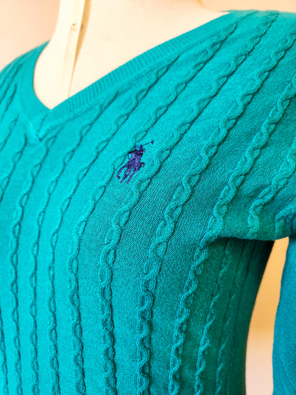 Suéter Ralph Lauren Azul Tiffany