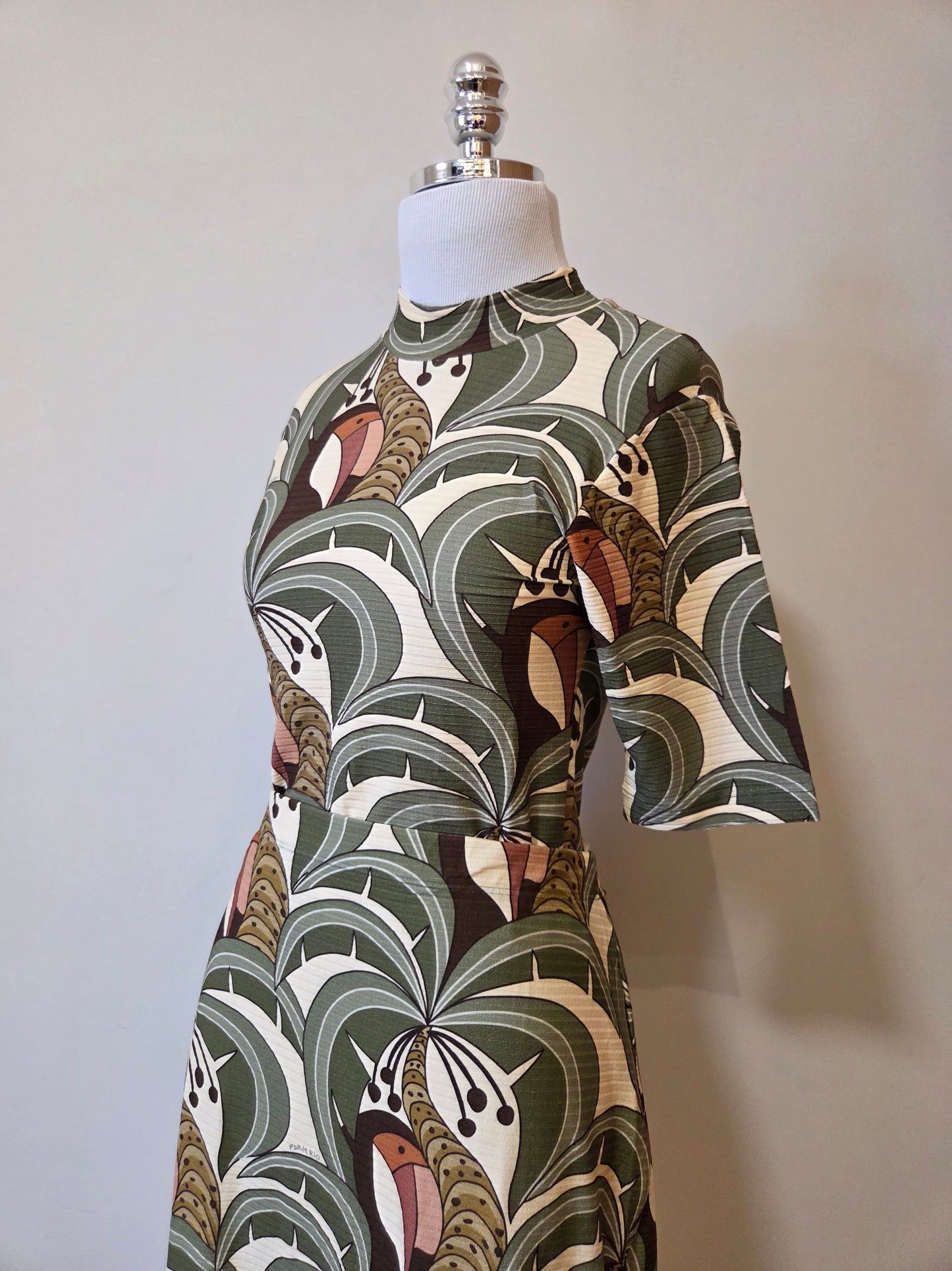Conjunto Farm Blusinha e Saia Bananada de Tucano Verde