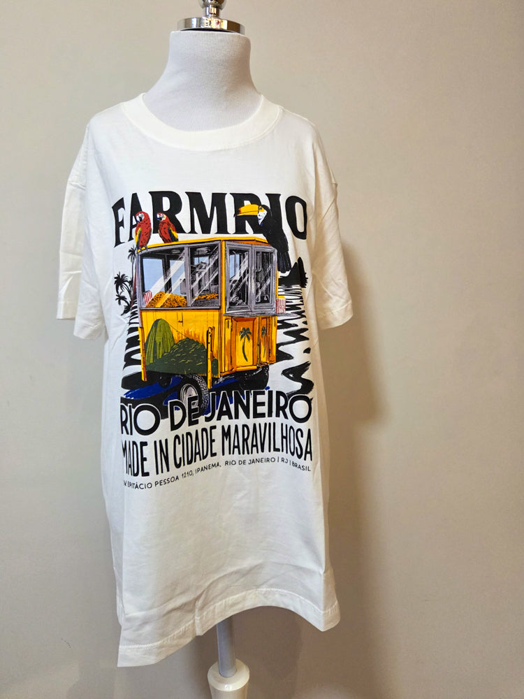 Camiseta Farm Rio de Janeiro – Cidade Maravilhosa - Carrinho de Pipoca