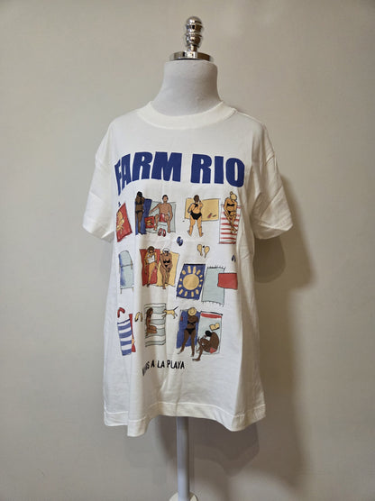 Camiseta Farm Vamos A La Playa/ Praia