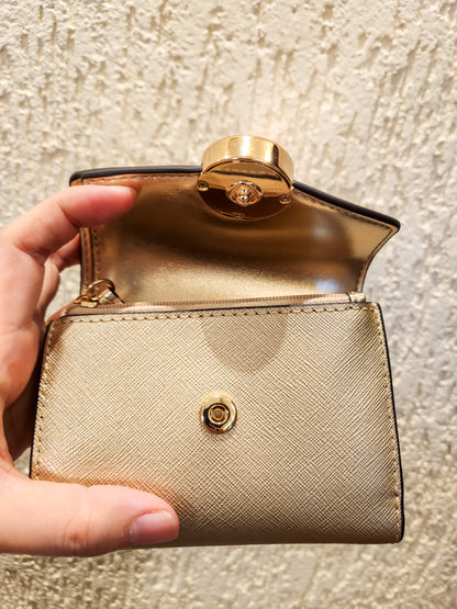 Carteira Michael Kors Dourada
