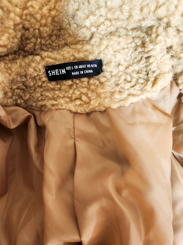 Sobretudo Shein Sherpa