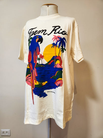 Camiseta Farm Bonita por Natureza Arara Azul