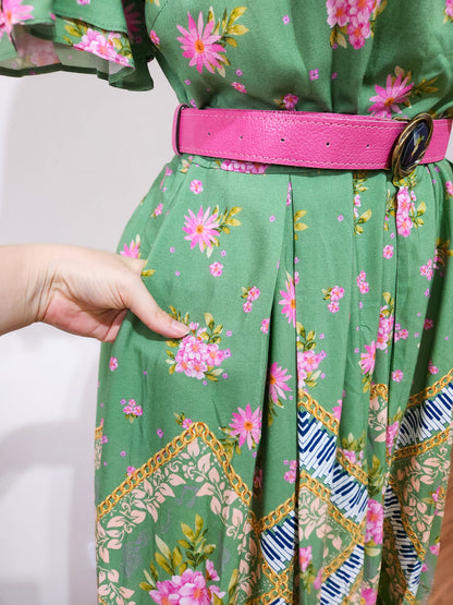 Vestido Antix Midi Clube das Flores