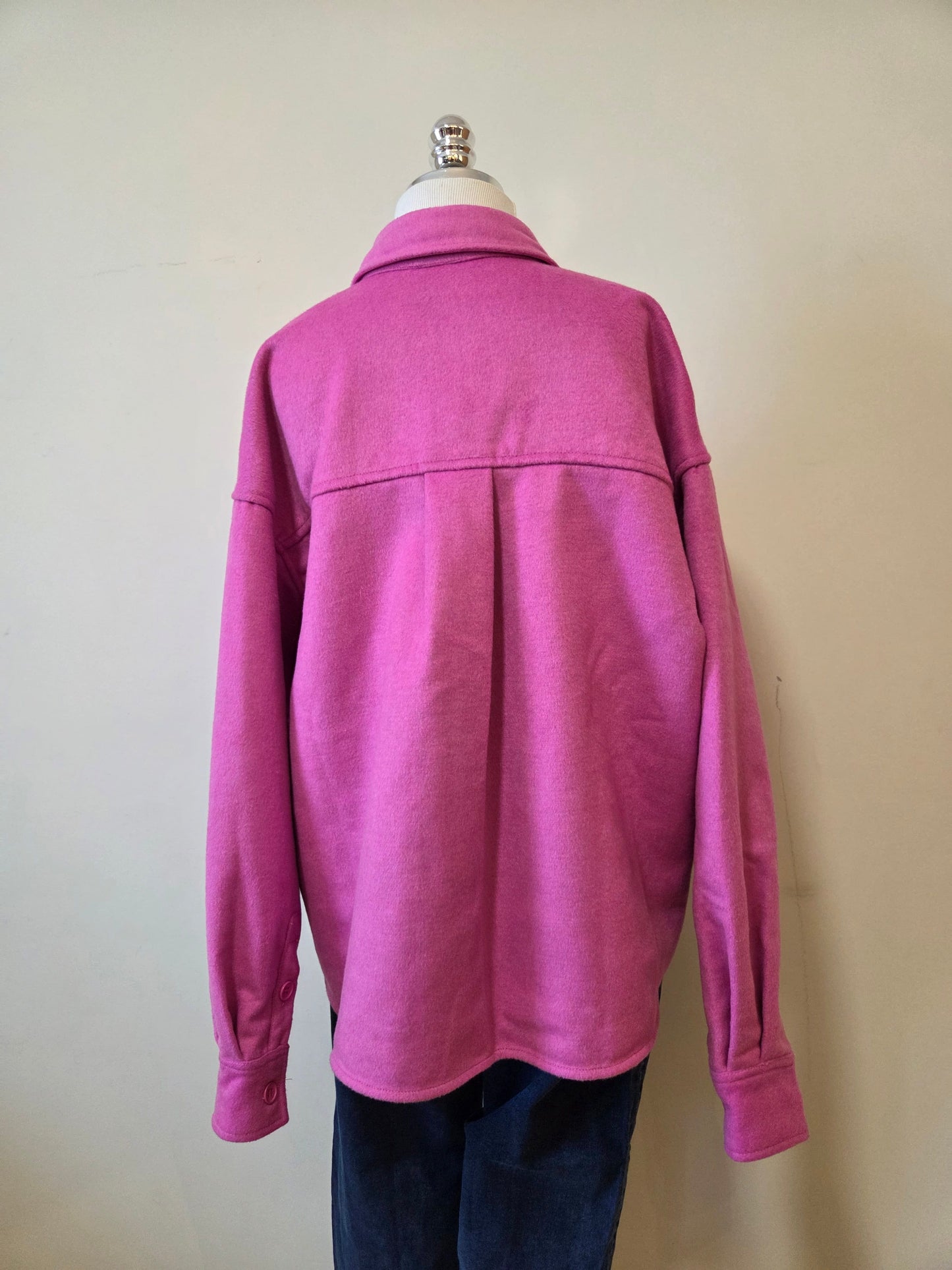 Camisa Animale Lã Rosa Flox