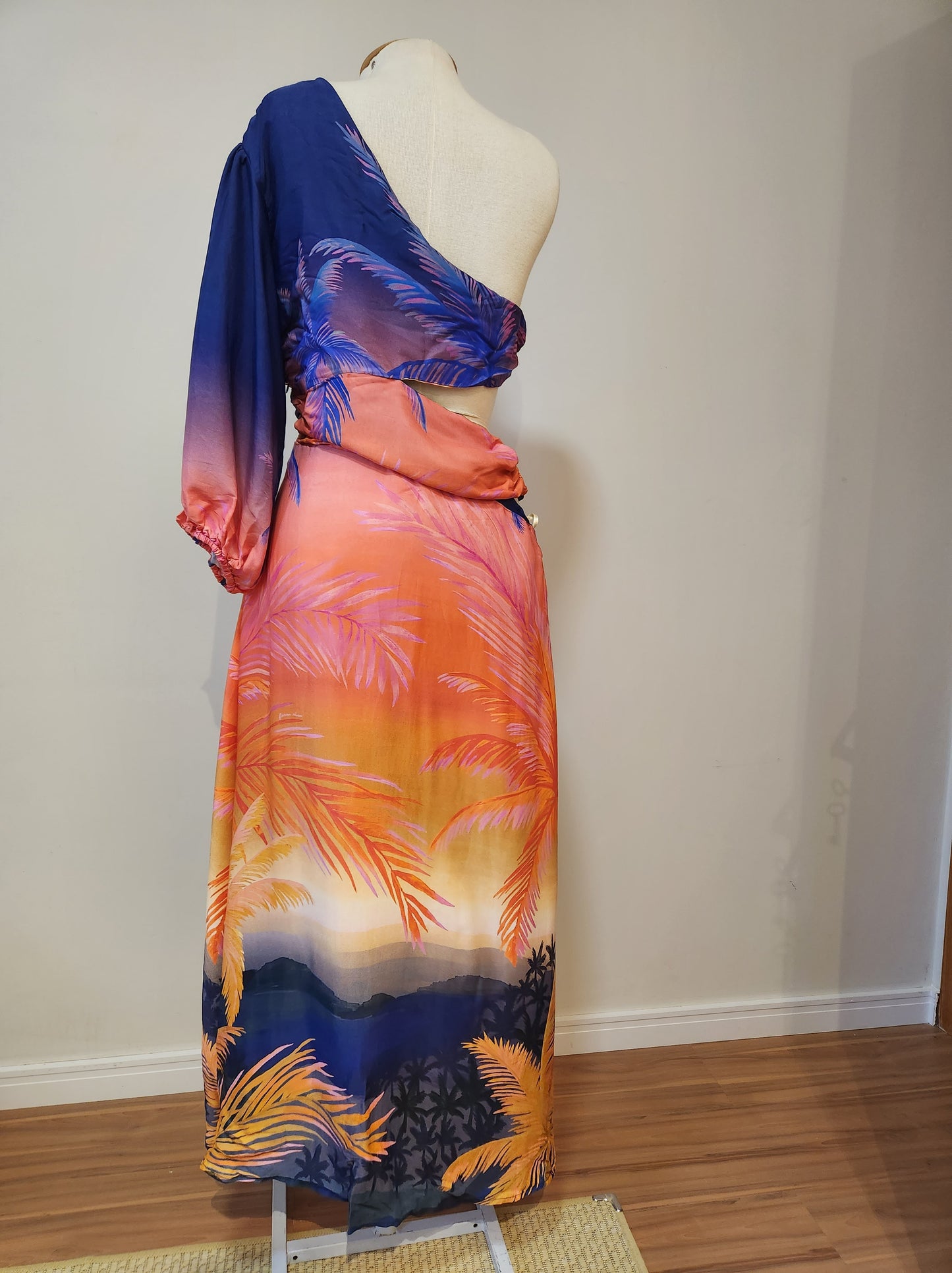 Vestido Farm Longo Estampa Sossego