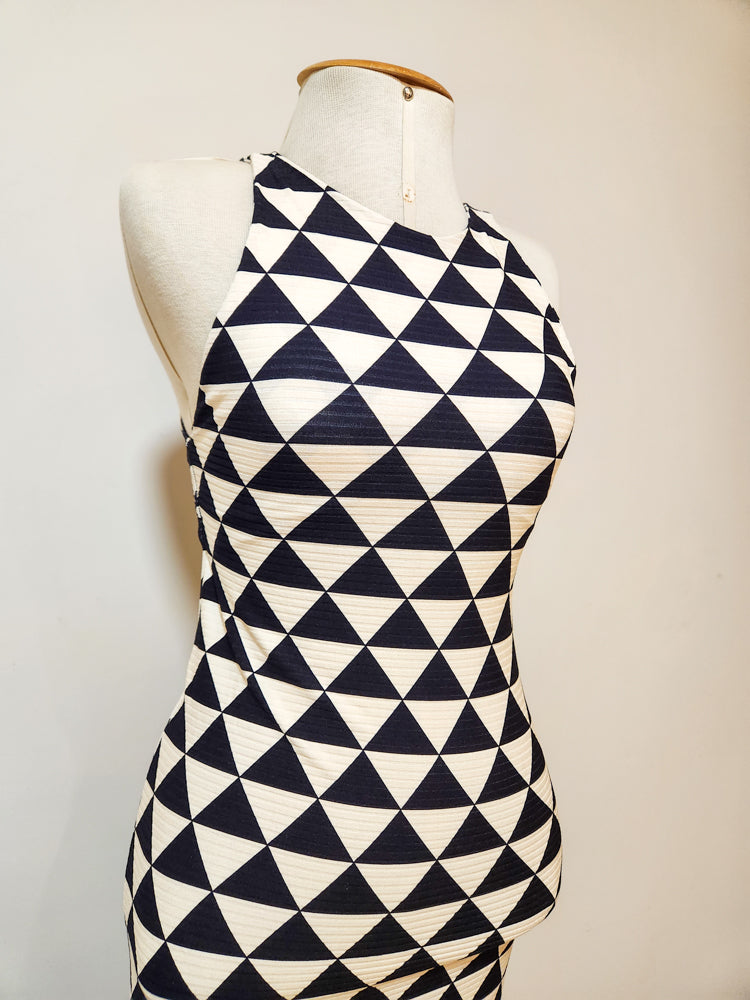 Vestido Farm Canelado Tambaqui