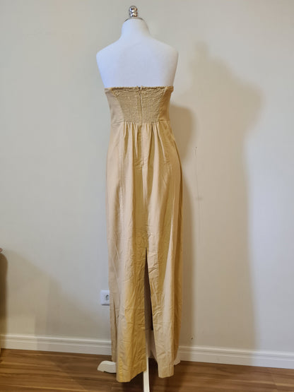 Vestido Farm Meia Taça Bege
