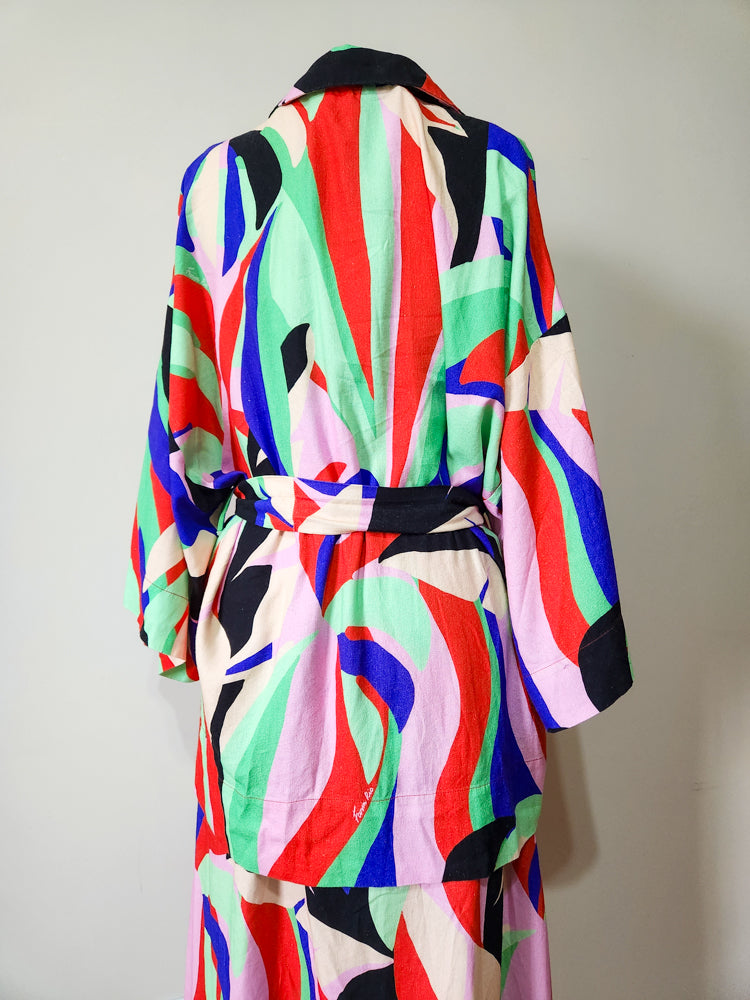 Kimono Farm Folhagens Frescas
