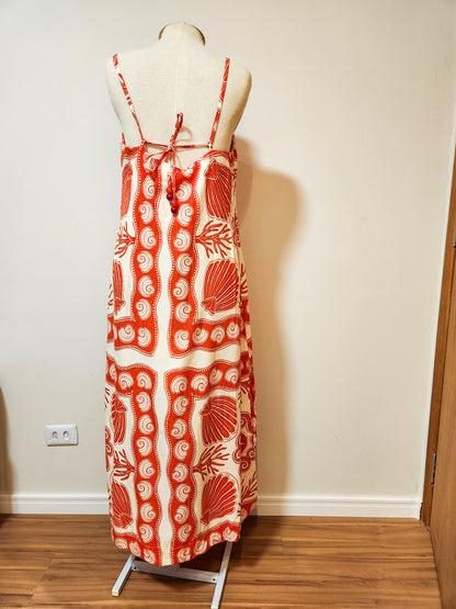 Vestido Farm Estampa Conchas