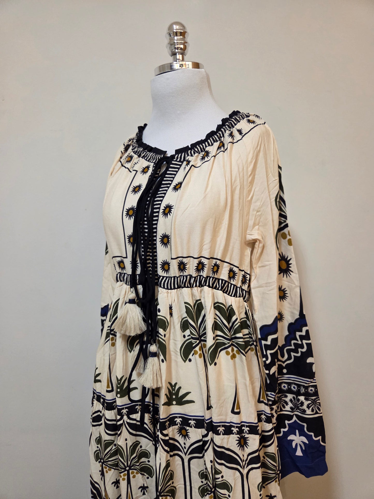Vestido Farm Jardim Tropical Longo