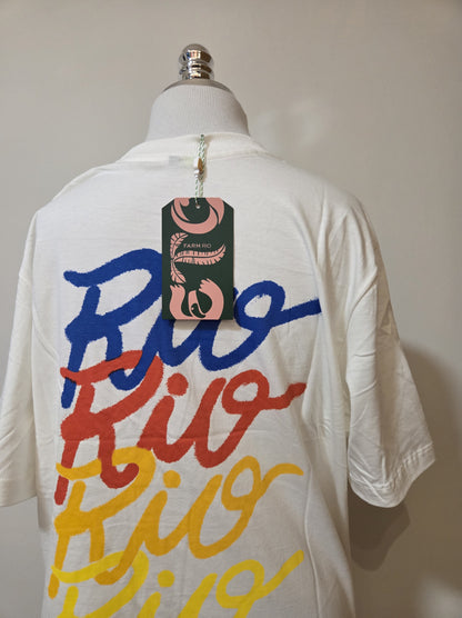 Camiseta Farm Ipanema Etc Off White