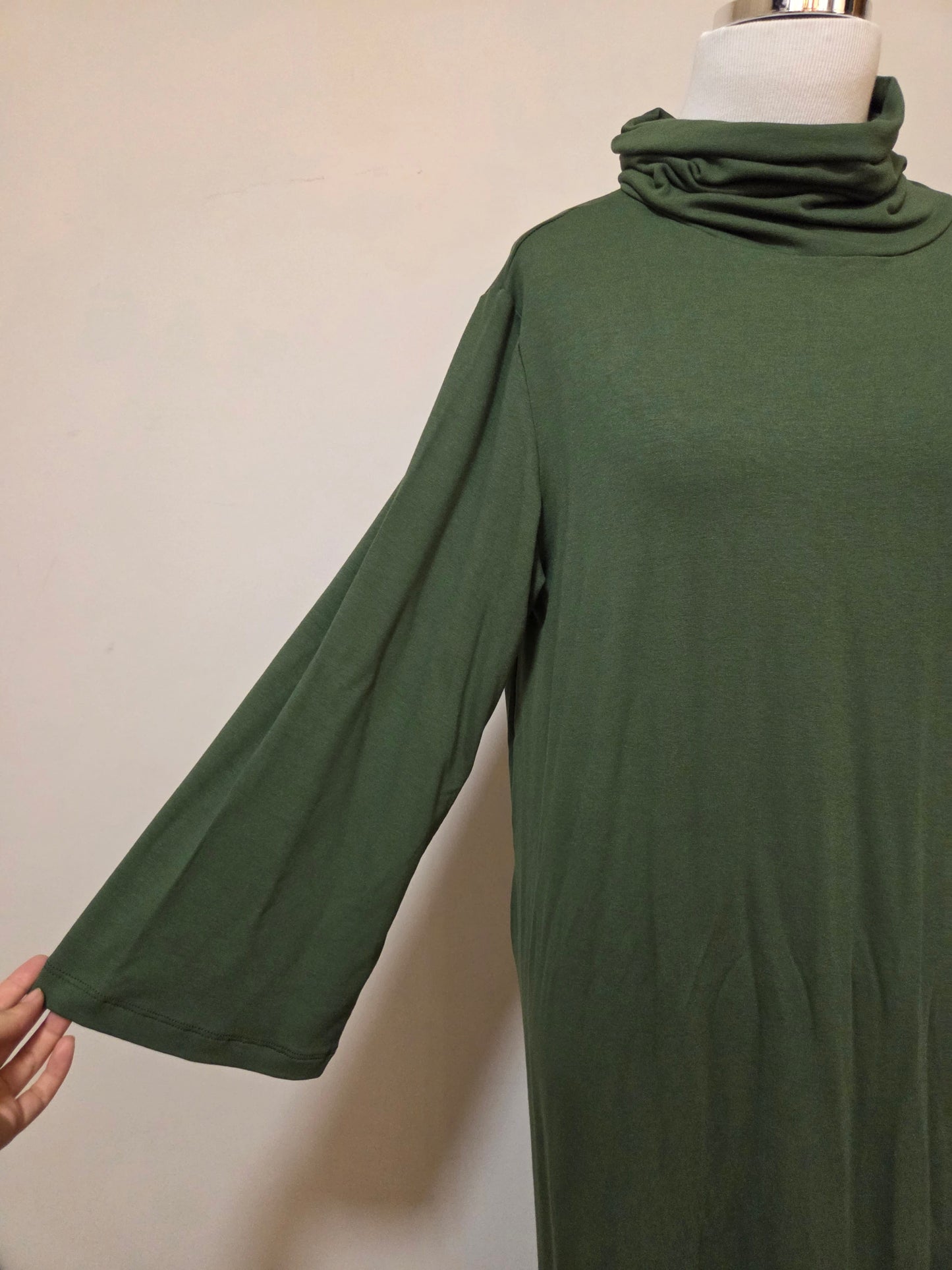 Vestido Friga Verde Musgo