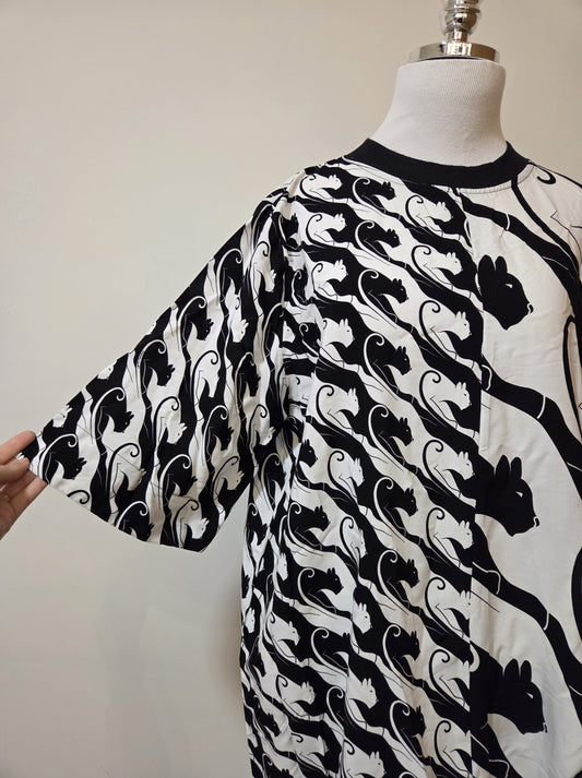 Vestido T-shirt Farm Estampa Panteras