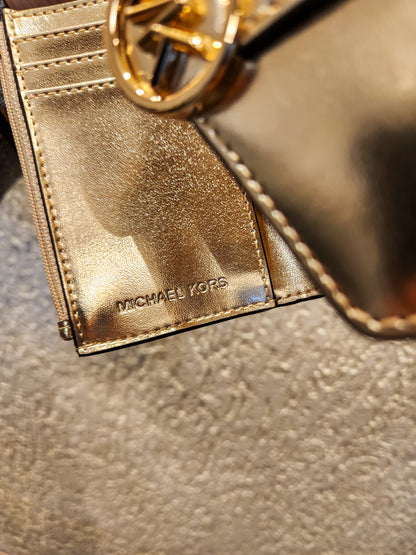 Carteira Michael Kors Dourada