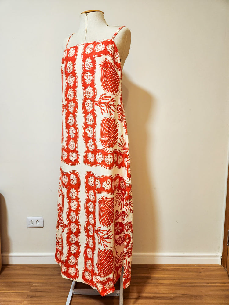 Vestido Farm Estampa Conchas