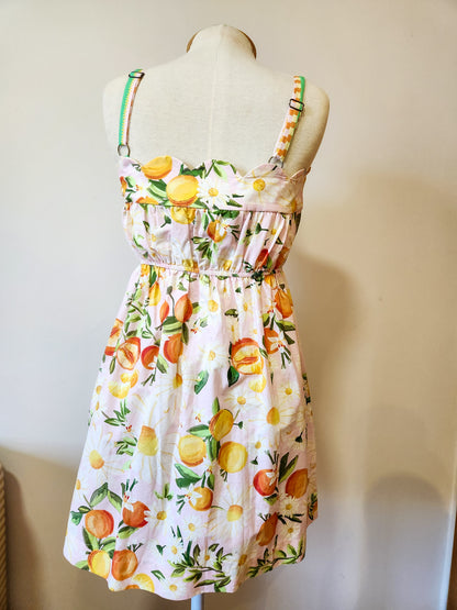 Vestido Farm Curto Sonho de Tangerina