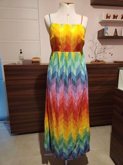 Vestido Farm Paraíso das Cores