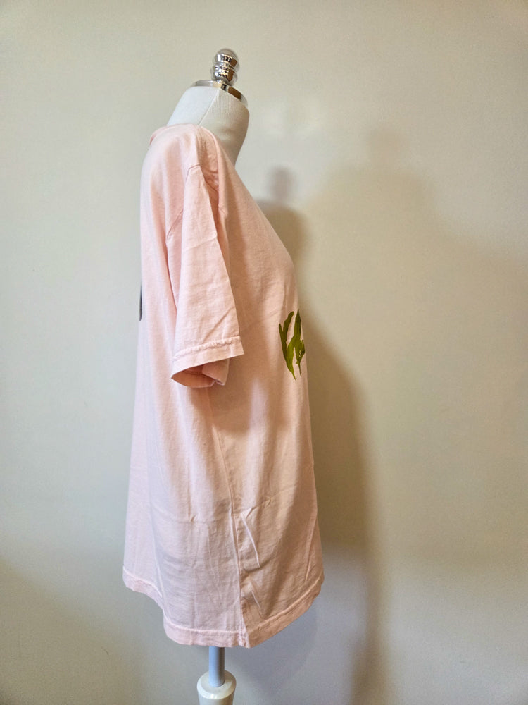 Camiseta Farm Rosa Estampa Bananeira - Verde claro