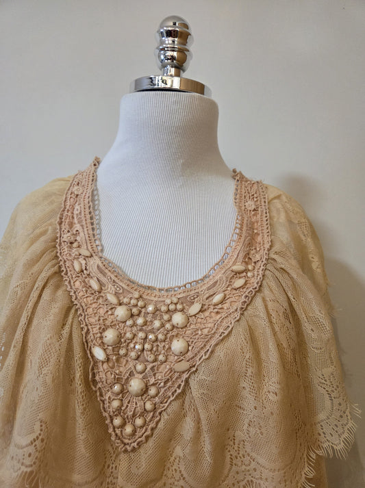 Blusinha Farm Rosinha com Renda