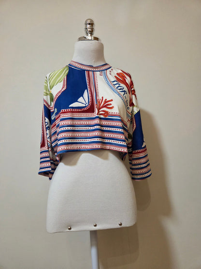 Blusinha Farm Cropped Flor Do Rio -  Refarm
