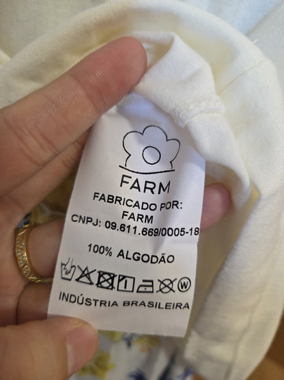 Camiseta Farm Verão Floral Amarelo
