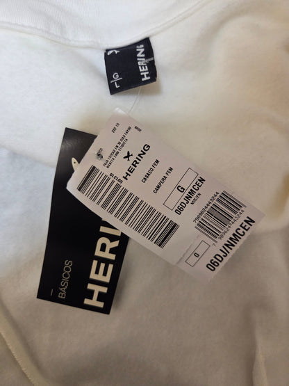 Casaco Kimono de Moletom Hering Off-White | Flanelado