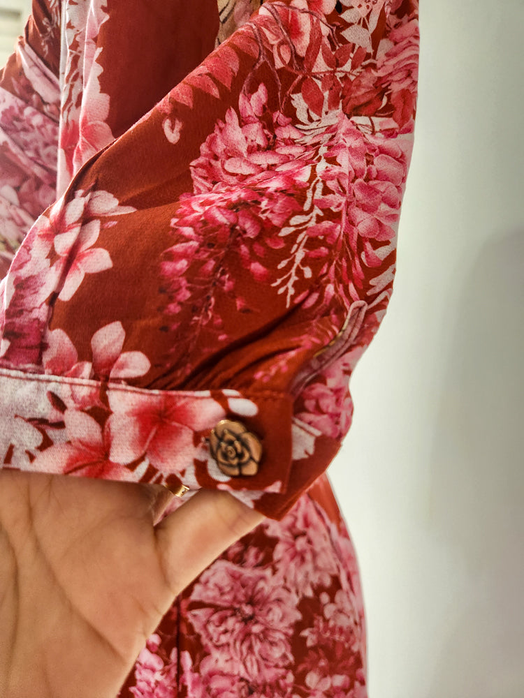 Vestido Antix Curto Estampa Passeio do Tigre