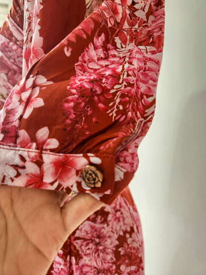 Vestido Antix Curto Estampa Passeio do Tigre