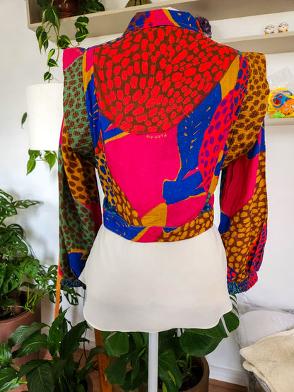 Blazer Farm Estampa Jaquitas Curto