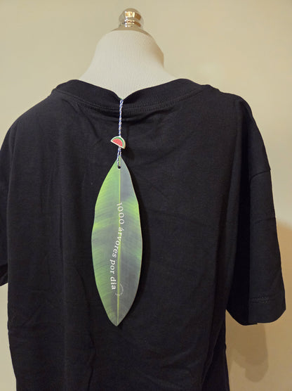 Camiseta Farm Rio Estampa Letras Texturizadas fundo Preto