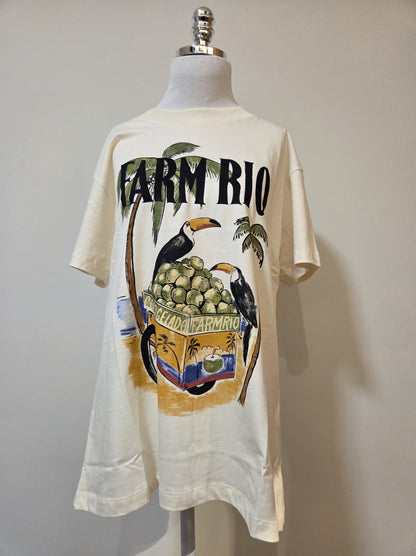 Camiseta Farm Tucanos e Coco Gelado