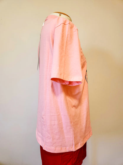 Camiseta Farm Rosa Begônia Copacabana