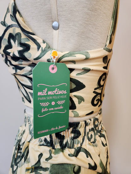 Conjunto Farm Cropped e Shorts