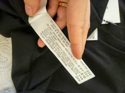 Camiseta Zara Preto Liso Slim