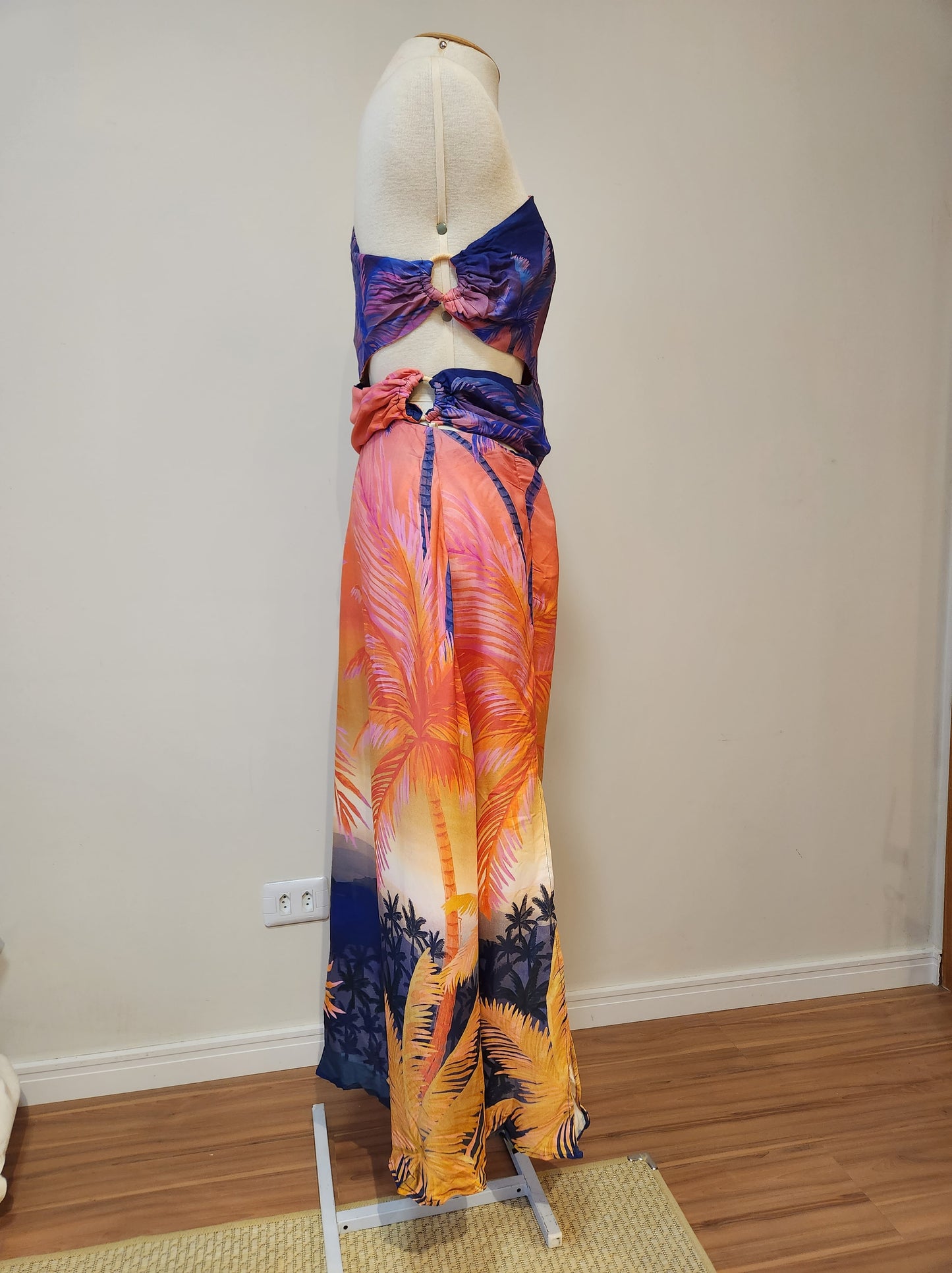 Vestido Farm Longo Estampa Sossego