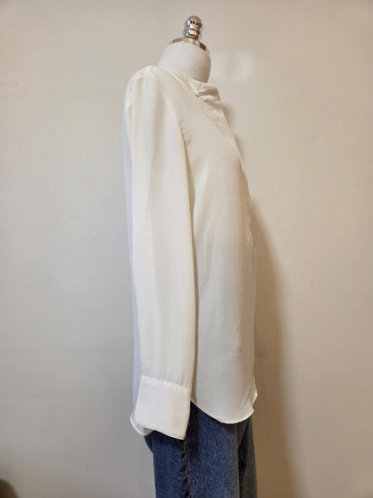 Camisa Outfit Bag Off-White Crepe