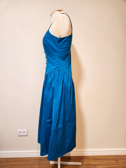 Vestido Santa Senhorita Midi Azul