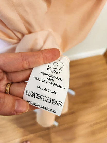 Vestido Farm Muscle Banana Da Terra Rosinha