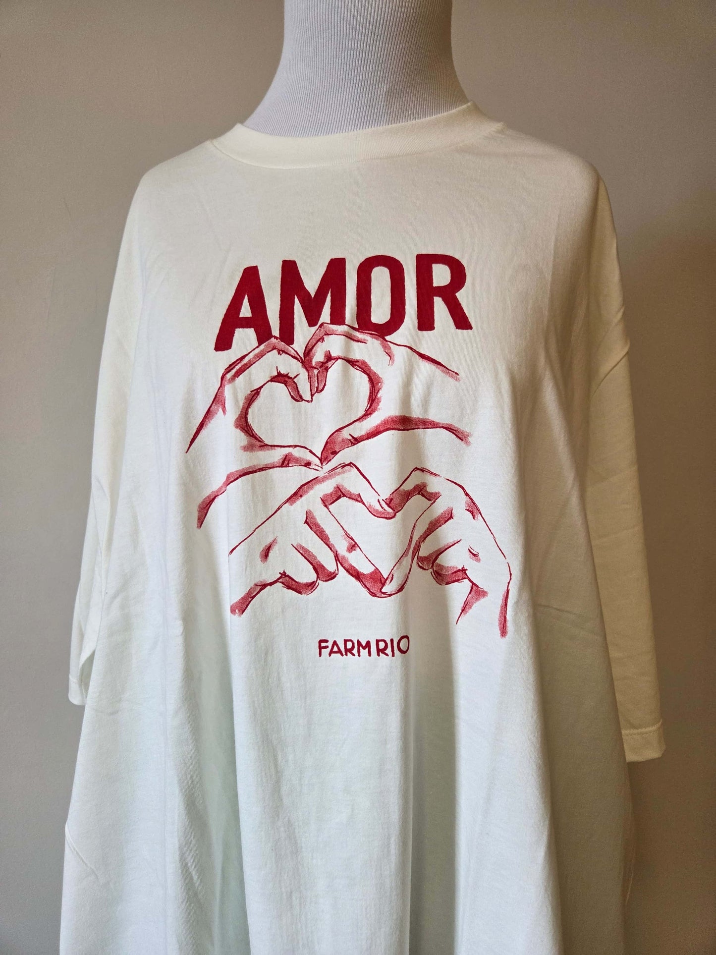 Camiseta Farm Amor Coração