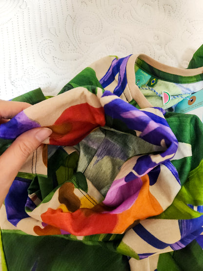Vestido Farm Curto Muscle Floresta de Caju