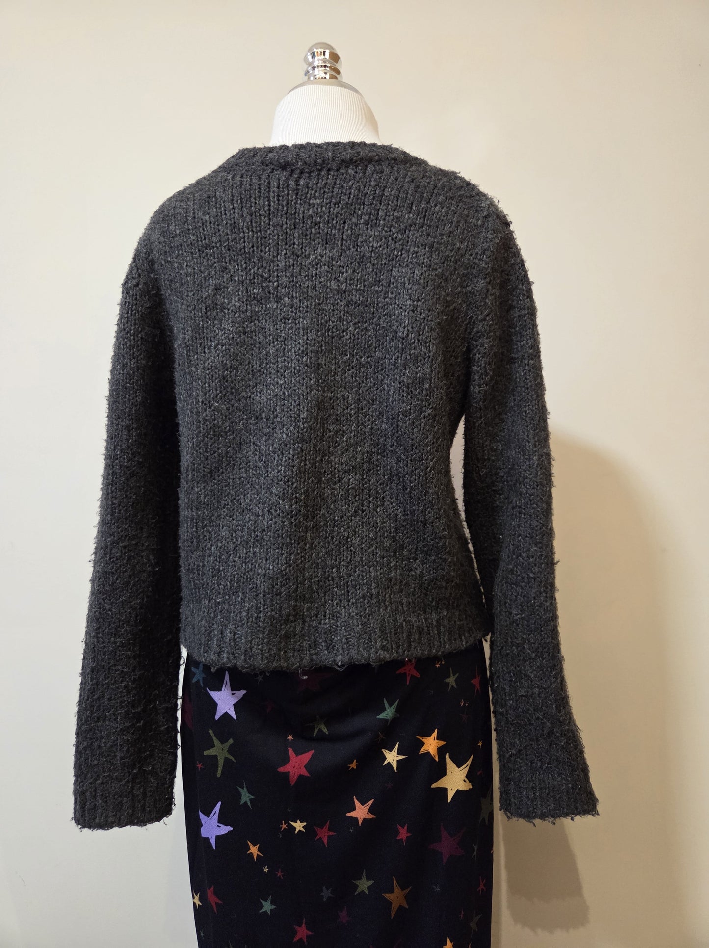 Tricô Zara Cinza Mescla