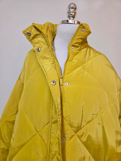 Blusa Hering Puffer Mostarda Oversized