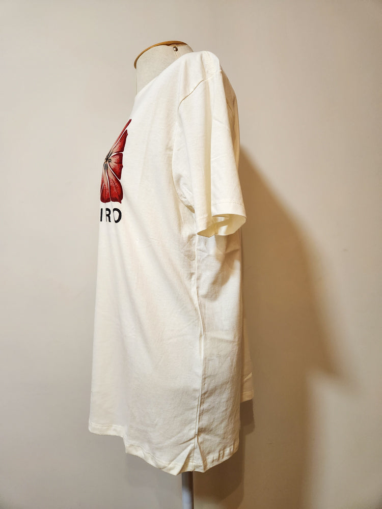 Camiseta Farm Rio de Janeiro Hibisco Branca