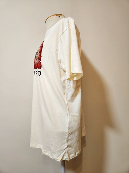 Camiseta Farm Rio de Janeiro Hibisco Branca