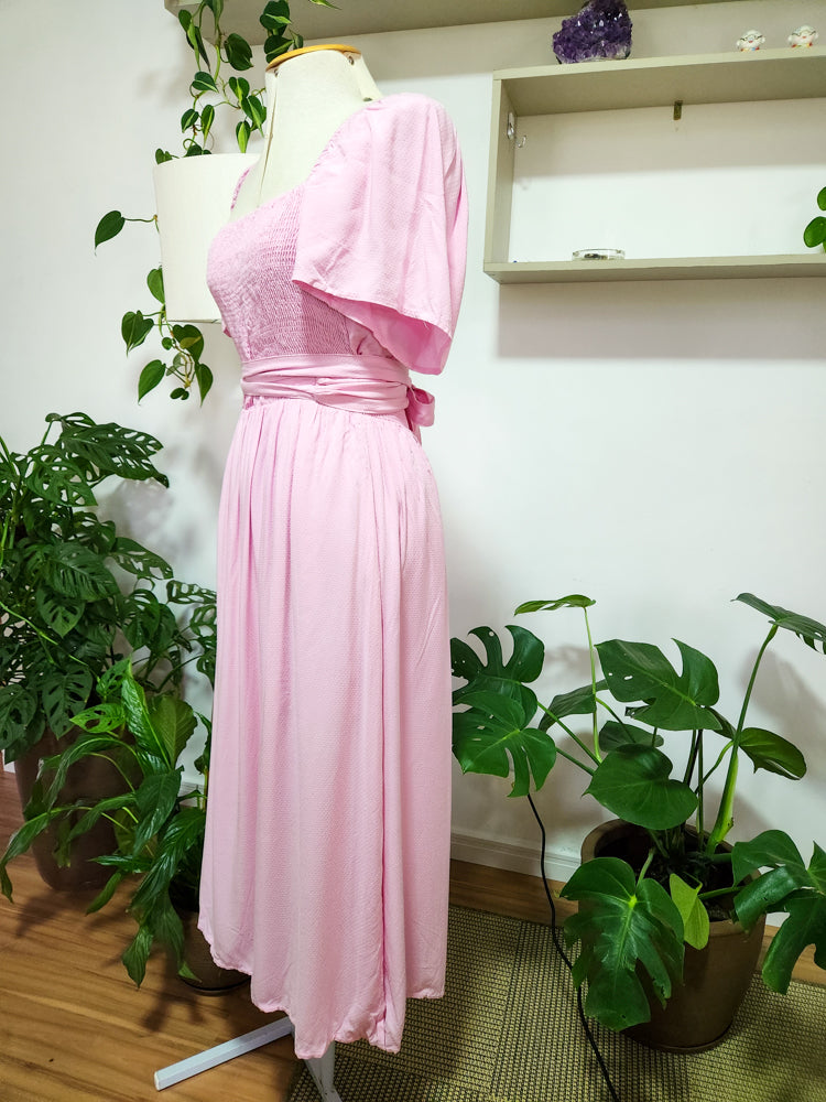 Vestido Antix Rosa Claro 2 em 1